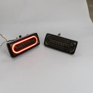 亮黑色后保险杠反光led灯 01